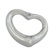 Argent Sterling Pendentif Coeur Diamant - $79.99