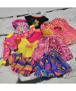 Vintage Barbie Clothes 90’s Neon Colorblock Lot Colorful Wild Prints Ski... - £23.22 GBP