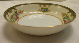 Vintage Meito China Hand Painted Made in Japan Floral Design Berry Bowl 8-e - $368.72 MXN