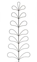Trellis Tree Design 44.5" High Set of 2 Black Metal Garden Flower Climber 