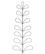 Trellis Tree Design 44.5&quot; High Set of 2 Black Metal Garden Flower Climber  - £79.32 GBP