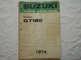 1973 1974 Suzuki GT185 Parts catalogue List book manual diagram GT 185 - $18.42