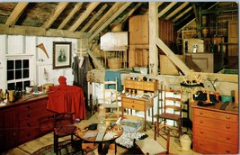 Sisters&#39; Workroom The Shaker Museum Old Chatham New York Postcard - £5.79 GBP