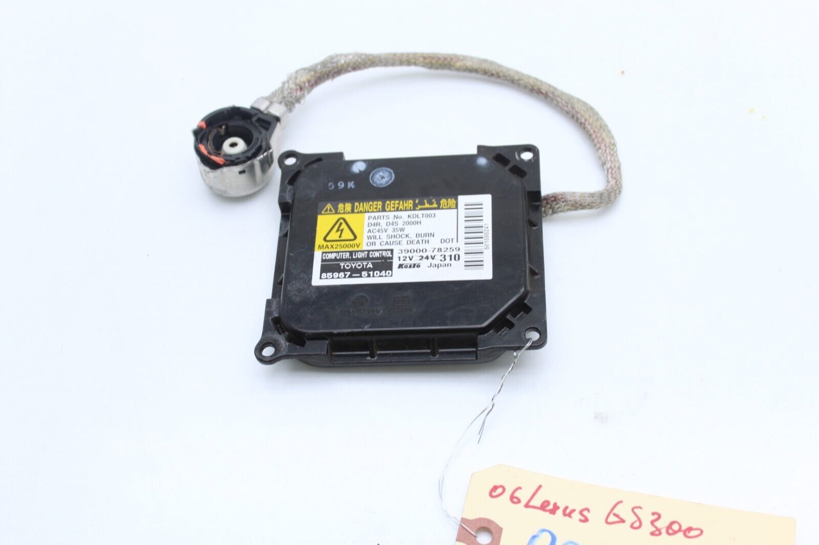 06-11 LEXUS GS300 XENON HEADLIGHT BALLAST Q0253 - $60.19