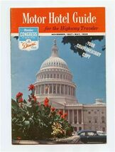 1957 Congress Motor Hotel Guide United States &amp; Canada - $11.88