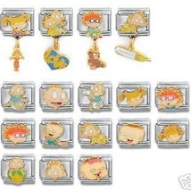 15 Rugrats Casa D&#39;oro Italian Charm Lot 9mm Licensed 100% Authentic New - £37.29 GBP