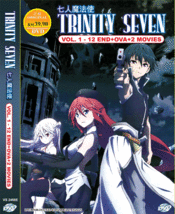 Dvd Anime Trinity Seven Vol.1-12 End + 1 Ova + 2 Movie ~English Dub~ + Free Ship - £24.80 GBP