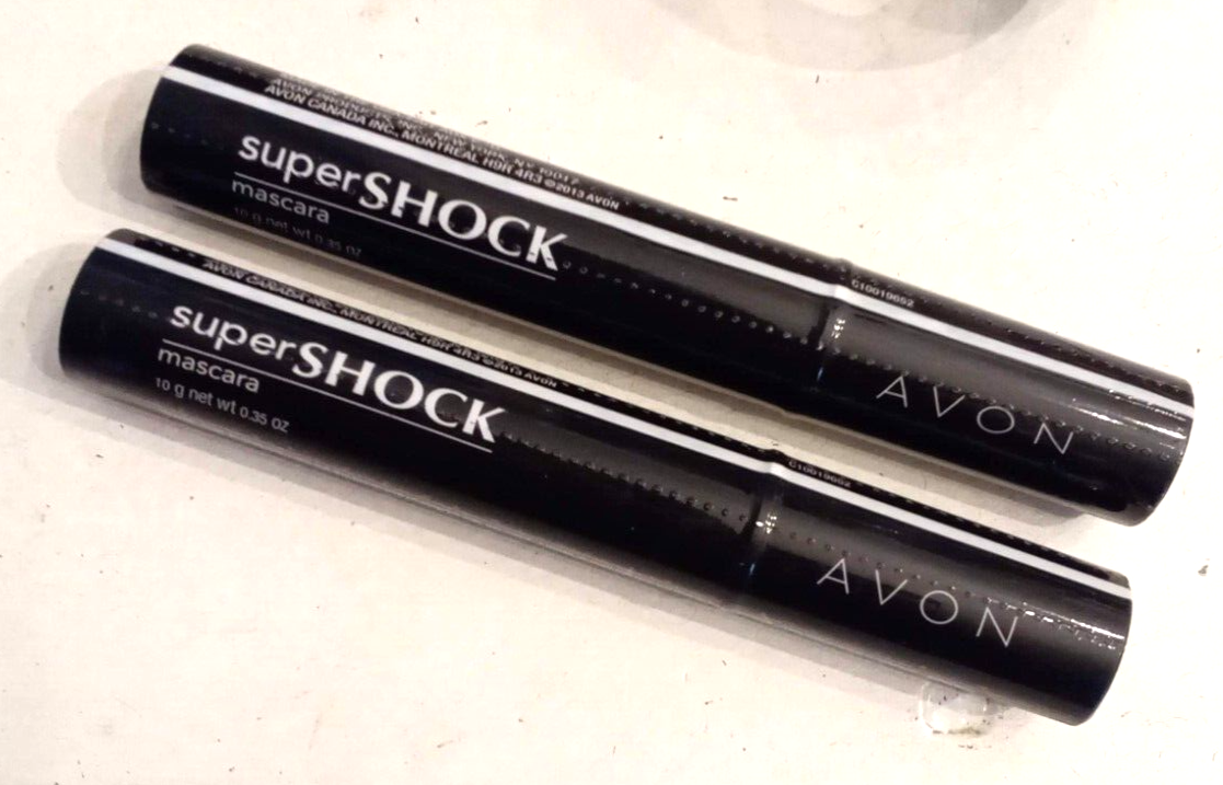 Avon Super Shock MAX MASCARA Black Full Size New SEALED Retired Stock - $9.84