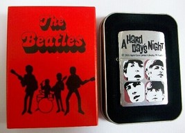 Rare Retired  Beatles  Hard Days Night  Zippo Lighter In Tin W/Sleeve - £59.66 GBP