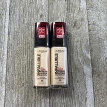 2 pack~LOREAL Infallible 32hr Fresh Wear Foundation 405 Porcelain 1oz Ea. - $274.56 MXN