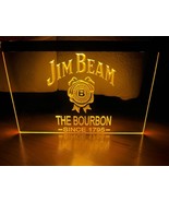 Jim Beam Bourbon Illuminated Led Neon Sign Decor, Bar, Pub, Club, Lights... - £20.77 GBP+