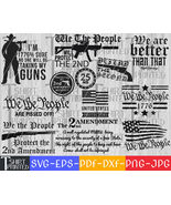 We The People Are Pissed Off Svg, We The People American Flag Svg, 2nd A... - $3.99