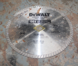 DeWalt Continuous Rim Turbo 7" Diamond Blade 5/8" Arbor DW4702 - $26.77