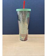 STARBUCKS Exclusive 2020 Glitter Christmas Tree Green 24 oz Tumbler New ... - $24.75