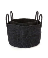 Large Floor Basket (1) for Storage - Black - $1,492.79 MXN