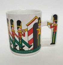Nutcracker Soldier Mug Seasons Greeting The Love Christmas Vintage - £7.85 GBP