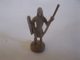 2003 Age of Mythology Board Game Piece: .Egyptian Spearman Unit - Brown - $1.00