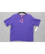 Red Hat Society Sweatshirt SZ XL Purple Rockn Ruby Sport Tia Designs Sun... - $7.99