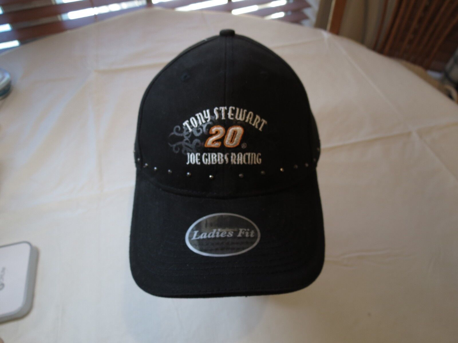 Nascar Tony Stewart 20 cap hat Chase NEW Ladies Joe Gibbs Racing jeweled... - $15.43