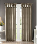 Madison Park Emilia 50&quot; X 95&quot; Faux Silk Twisted Tab Window Panel T4101092 - $28.70