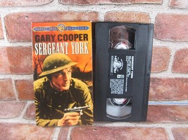 Serg EAN T York (Vhs) Gary Cooper, Walter Brennan, Joan Leslie. B&amp;W. Wwi - £4.63 GBP