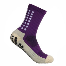 Color: PURPLE - Anti-slip Soccer Women Men Outdoor Sport Grip Football Y... - $15.83 CAD