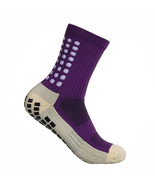 Color: PURPLE - Anti-slip Soccer Women Men Outdoor Sport Grip Football Y... - $15.81 CAD