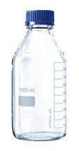 Reagent Bottle 1000 ml Borosilicate Glass Screw Cap Wide Mouth BEST QUALITY - $29.69