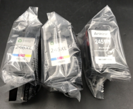 Ink Cartridges 2 Color &amp; 1 Black 245XL &amp; 246XL for Canon 245 246 PIXMA M... - £14.52 GBP