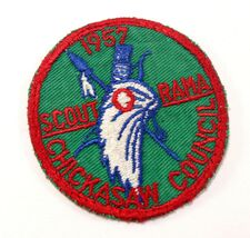 Vintage 1957 Scout-O-Rama Chickasaw Council Boy Scouts of America BSA Patch - €6,64 EUR