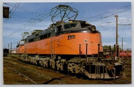 Milwaukee Road E74 Big Little Joe Electrics At Deer Lodge Montana Postcard D35 - £5.25 GBP