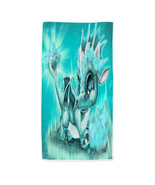 Cute Gift March Aquamarine Birthstone Lil Dragon Microfiber Beach Towel - $26.90+