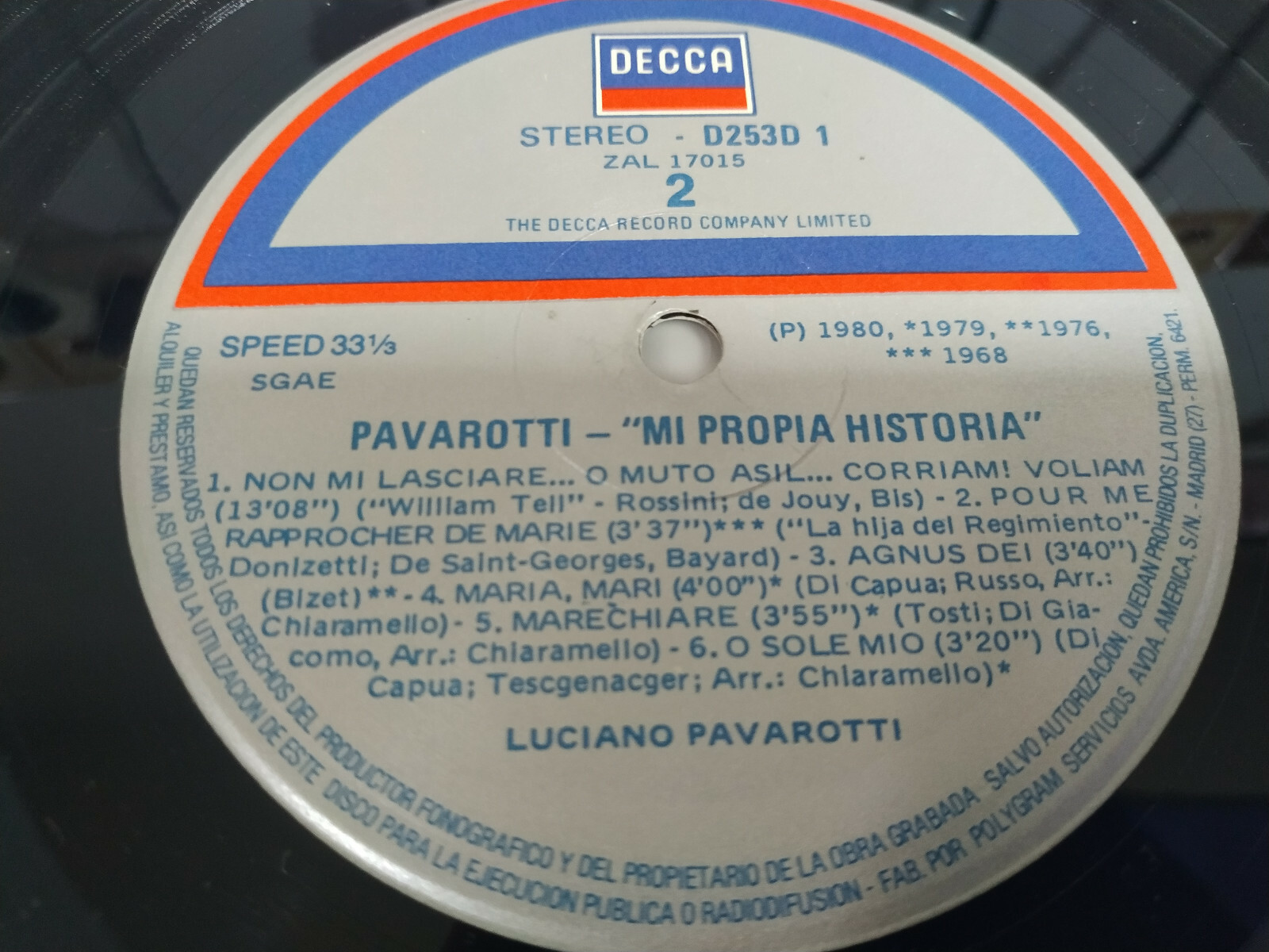 Pavarotti Mi Propre historia Decca 1971 - 2 X LP vinile 12 " VG/VG - 3T Item image 4