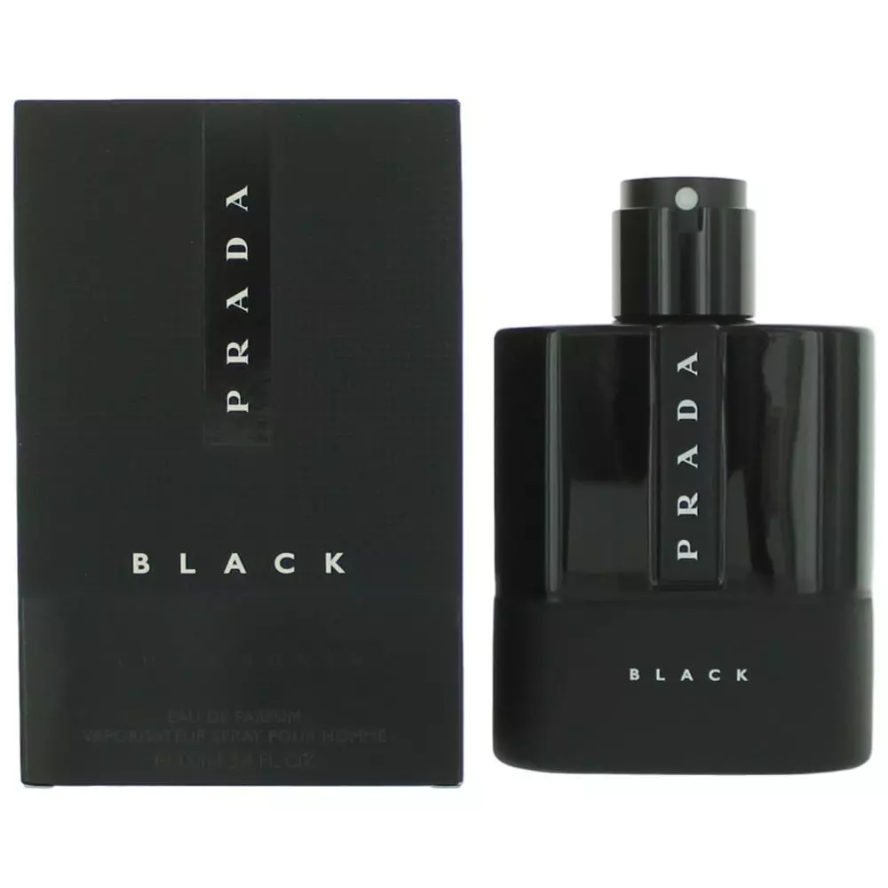 Prada Luna Rossa Black by Prada, 3.4 oz EDP Spray for Men Brand New Sealed