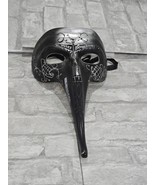 Adult Face Mask w Ribbon Black Long Nose French Quarter Bourbon St Peter... - $54.24 CAD