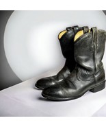 Ariat Mens Roper Black Cowboy Boot 35501 Pull On - $35.00