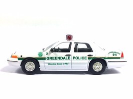 Racing Champions Greendale Police 1999 99 Ford Crown Victoria Diecast 1/64 Loose - £21.39 GBP