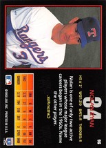 1993 Triple Play #96 Nolan Ryan Texas Rangers ⚾ - £0.69 GBP