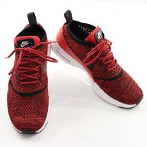 Nike Air Max Thea Ultra Flyknit Athletic Shoes Women&#39;s 9 Red Black White Bred - $53.33