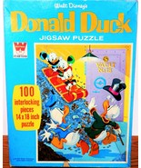 Disney Donald Duck Whitman Jigsaw Puzzle Huey Duey Luey Scrooge Vault - $19.99