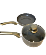 Moss and Stone Saucepan with Lid  and Small Skillet Non-Stick - $20.81 CAD