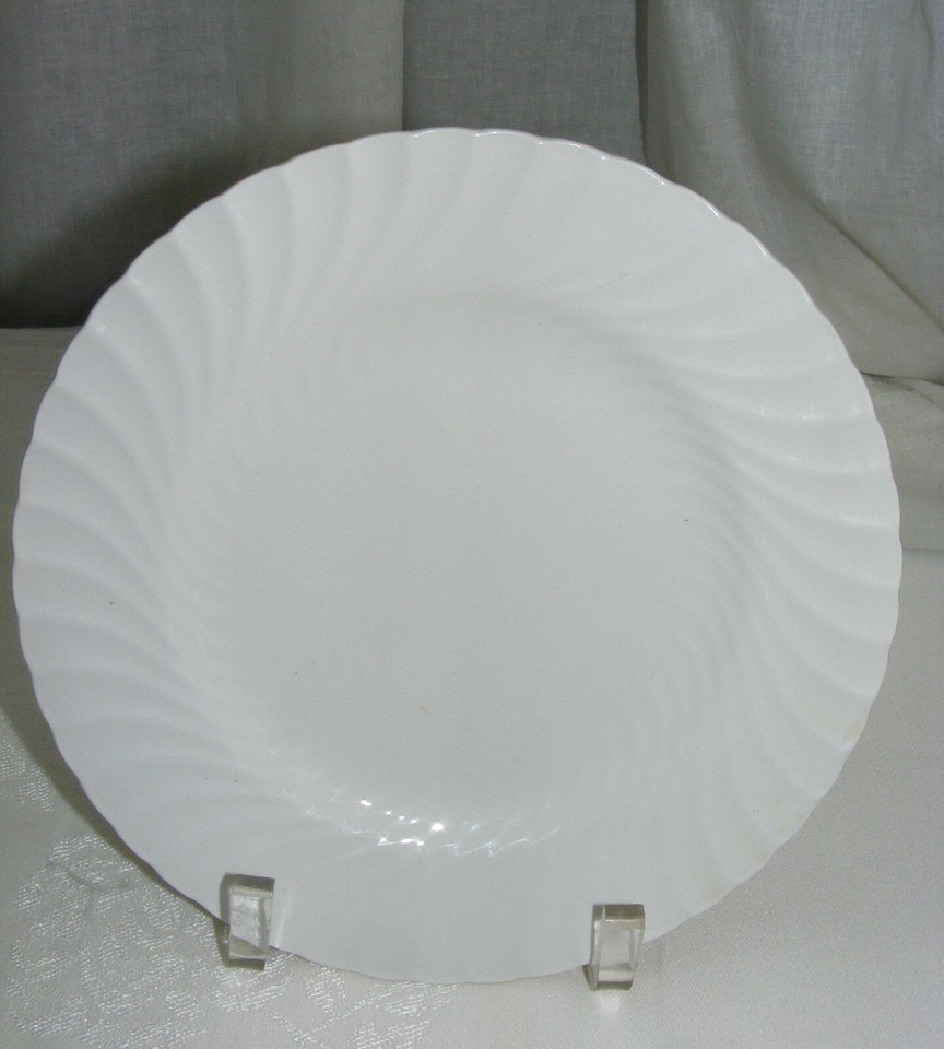 Vintage Ironstone Burgess Leigh Burleigh Ware England White Salad Plate ... - $19.79