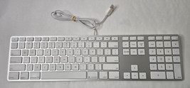 OEM Apple Wired Keyboard A1243 Aluminum White Tested EMC 2171 - $26.80