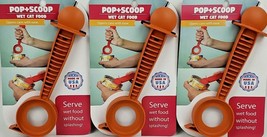 Pop + Scoop Cat Food Can Opener and Server Spoon AS SEEN ON TV Item made... - £11.47 GBP