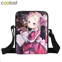 Re:Zero Kara Hajimeru Isekai Seikatsu Messenger Bag Girl  Bag Emilia Rem Cute Sh - £51.17 GBP