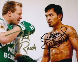 Manny Pacquiao &amp; Freddie Roach Signed Photo 8X10 Rp Autographed Picture - £15.71 GBP