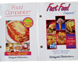 vintage 1995 Weight Watchers Food + Fast Food Companion Book Set ww sele... - $48.00