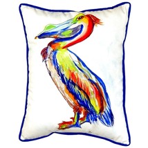 Betsy Drake Sylvester Pelican Extra Large 20 X 24 Indoor Outdoor Pillow - £54.27 GBP