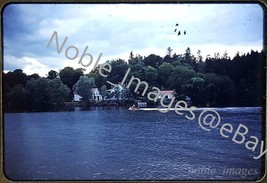 1940s House on Scenic Wooded Shoreline, Sweden Kodachrome Slide - £2.72 GBP