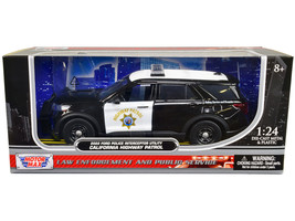 2022 Ford Police Interceptor Utility California Highway Patrol Black White 1/24 - £32.92 GBP